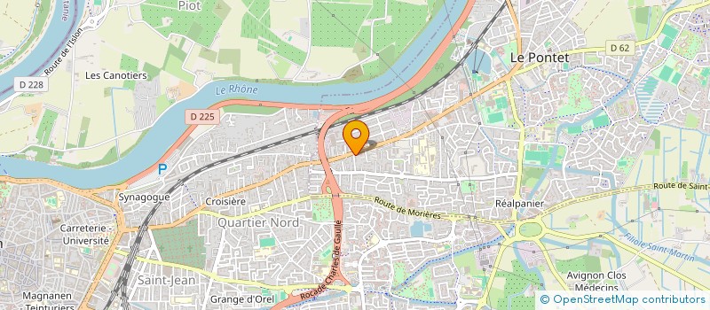 localisation de l'entreprise MONSIEUR BAHLOUD MADIH  LE PONTET