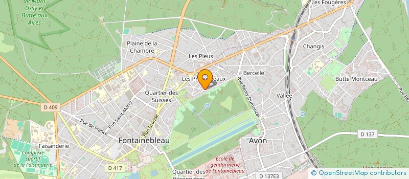 localisation de l'entreprise MONSIEUR BAHMAN BANIAHMAD  FONTAINEBLEAU