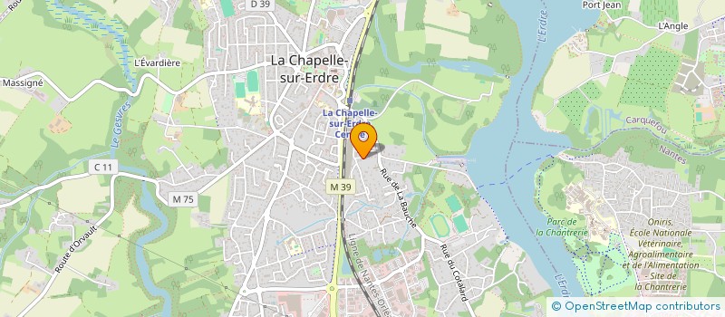 localisation de l'entreprise MONSIEUR BAHMAN DARABI  LA CHAPELLE-SUR-ERDRE