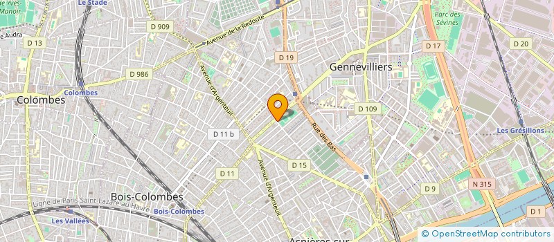 localisation de l'entreprise MONSIEUR BAHO BAKAR  ASNIERES-SUR-SEINE