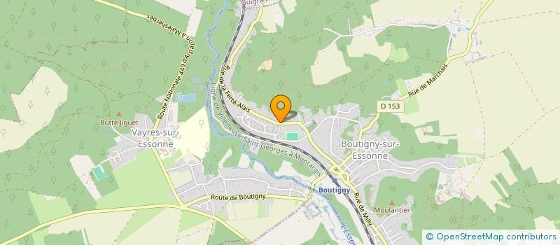 localisation de l'entreprise MONSIEUR BAHOUO YAHI  BOUTIGNY-SUR-ESSONNE