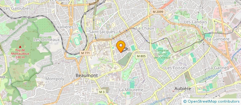 localisation de l'entreprise MONSIEUR BAHRI BEDIAR  CLERMONT-FERRAND