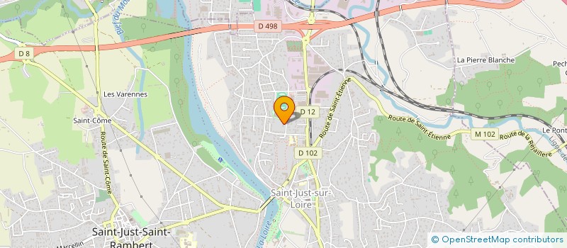 localisation de l'entreprise MONSIEUR BAHRI DOGAN  SAINT-JUST-SAINT-RAMBERT
