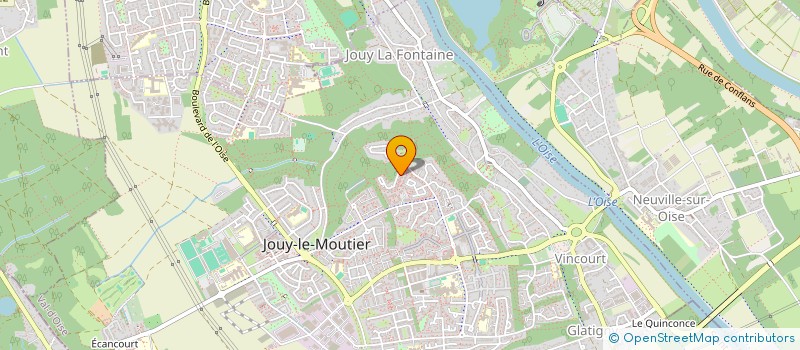 localisation de l'entreprise MONSIEUR BAHRI MEBARKI  JOUY-LE-MOUTIER