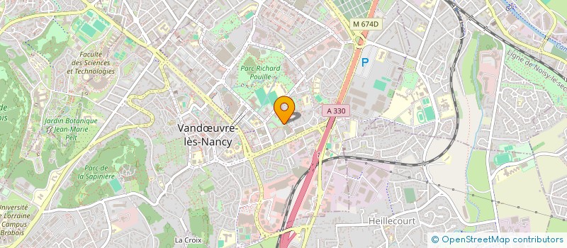 localisation de l'entreprise MONSIEUR BAHRI MEHALLI  VANDUVRE-LES-NANCY