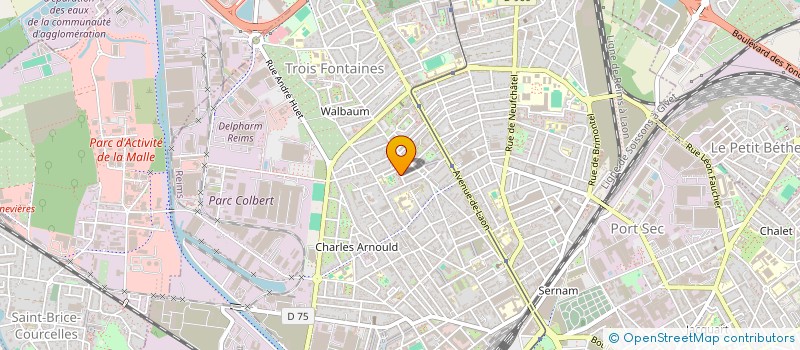 localisation de l'entreprise MONSIEUR BAHRIDIN RIZA  REIMS