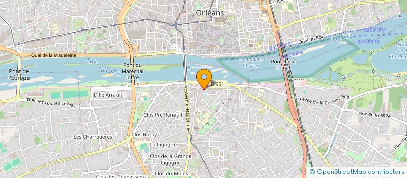 localisation de l'entreprise MONSIEUR BAHRULLAH SAHAK  ORLEANS