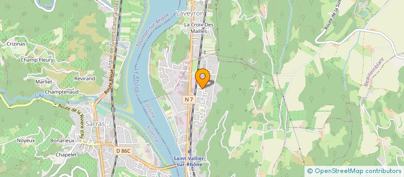 localisation de l'entreprise MONSIEUR BAHTIYAR KAMACI  SAINT-VALLIER