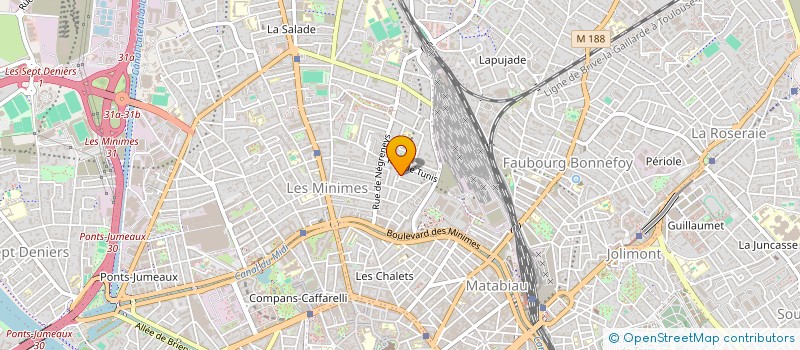 localisation de l'entreprise MONSIEUR BAHU MOHAMMED DARU  TOULOUSE