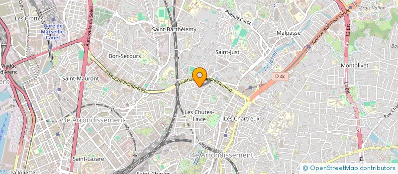 localisation de l'entreprise MONSIEUR BAIDIR KHADRAOUI à MARSEILLE 4EME