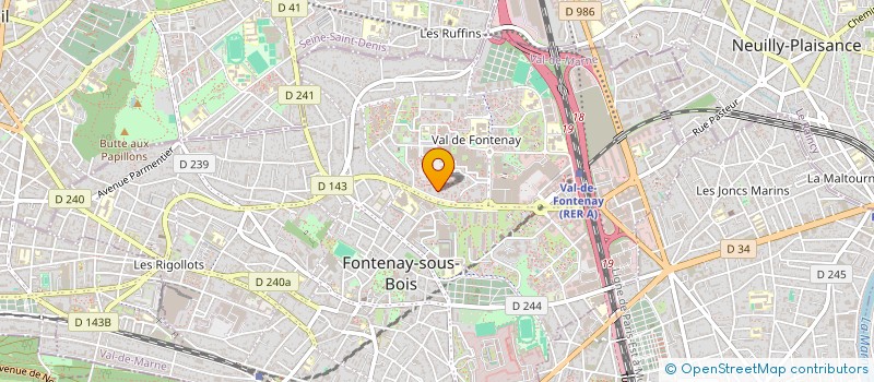 localisation de l'entreprise MONSIEUR BAIDY NDONGO à FONTENAY-SOUS-BOIS