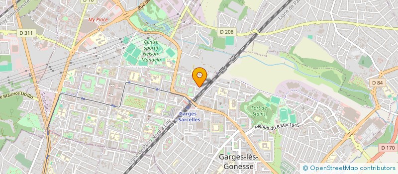 localisation de l'entreprise MONSIEUR BAILLY NENE à SARCELLES