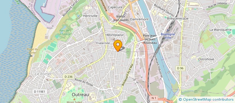 localisation de l'entreprise MONSIEUR BAILLY ZERE  OUTREAU