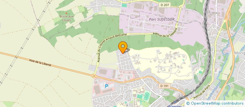 localisation de l'entreprise MONSIEUR BAINET FLORVIL  ETAMPES