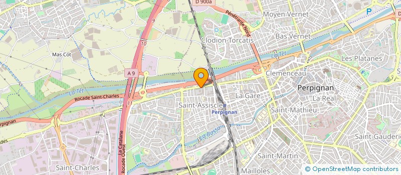 localisation de l'entreprise MONSIEUR BAITECHE BILLAL  PERPIGNAN