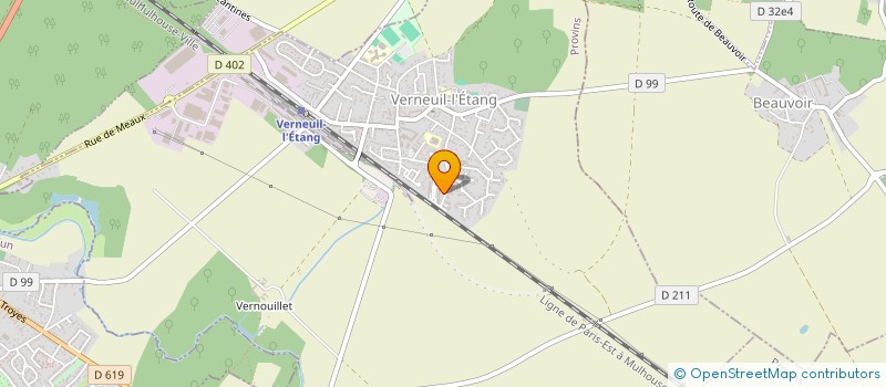 localisation de l'entreprise MONSIEUR BAJRAM ABAZI  VERNEUIL-L'ETANG