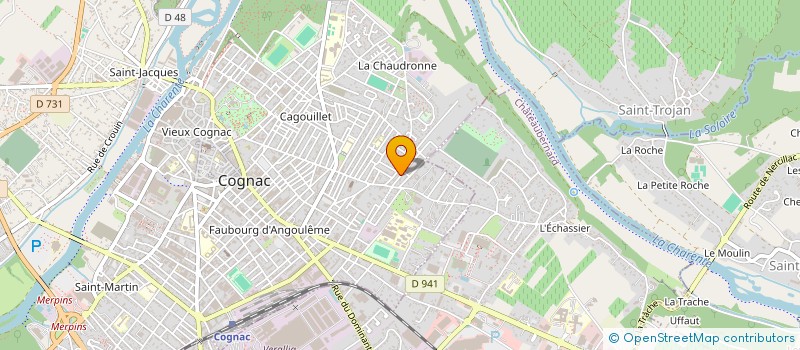 localisation de l'entreprise MONSIEUR BAJRAM DAJKO à COGNAC