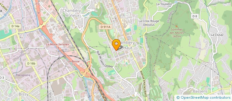 localisation de l'entreprise MONSIEUR BAJRAM NIKQI à CHAMBERY