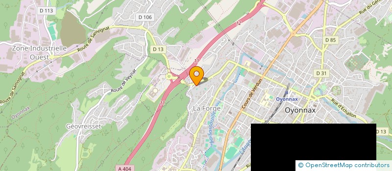 localisation de l'entreprise MONSIEUR BAJRAM RIFATI à OYONNAX