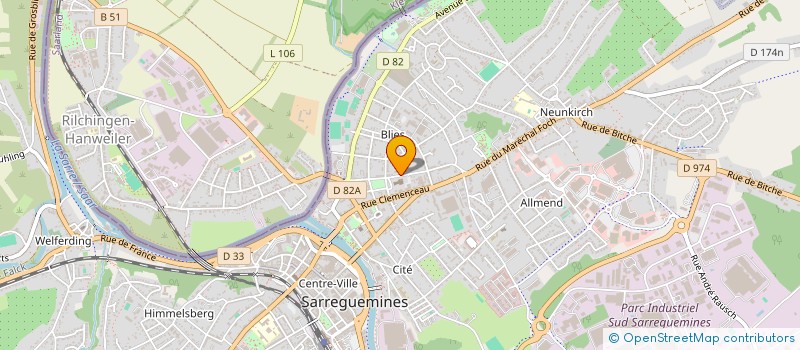 localisation de l'entreprise MONSIEUR BAJRAMI SACIRI  SARREGUEMINES