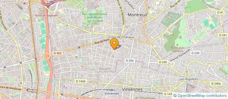 localisation de l'entreprise MONSIEUR BAKANY SAMASSA à MONTREUIL