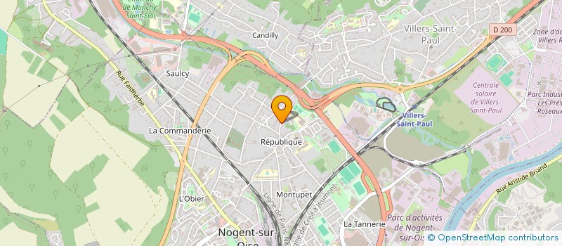 localisation de l'entreprise MONSIEUR BAKARI COULIBALY  NOGENT-SUR-OISE