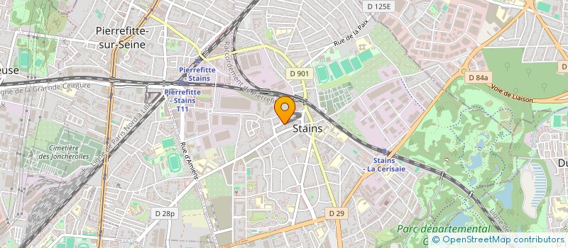 localisation de l'entreprise MONSIEUR BAKARI DIABIRA à STAINS