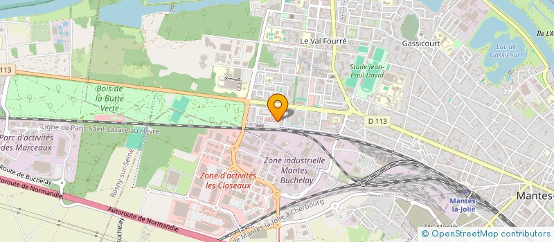 localisation de l'entreprise MONSIEUR BAKARI DIARRA  MANTES-LA-JOLIE