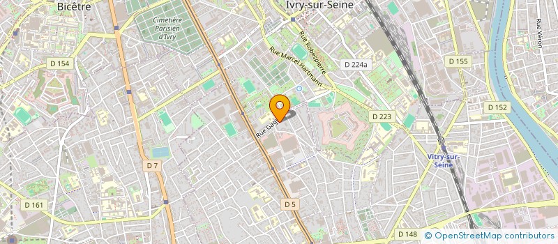 localisation de l'entreprise MONSIEUR BAKARI DRAME à VITRY-SUR-SEINE