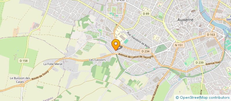 localisation de l'entreprise MONSIEUR BAKARI KALIMA BIGIRIMANA à AUXERRE