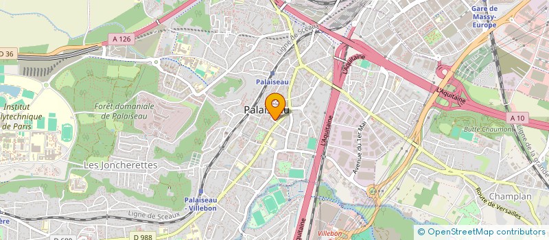 localisation de l'entreprise MONSIEUR BAKARI KONATE à PALAISEAU