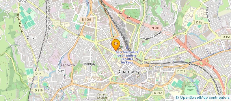 localisation de l'entreprise MONSIEUR BAKARI SOUMARE  CHAMBERY