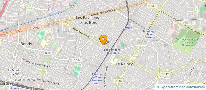 localisation de l'entreprise MONSIEUR BAKARY CAMARA  LES PAVILLONS-SOUS-BOIS