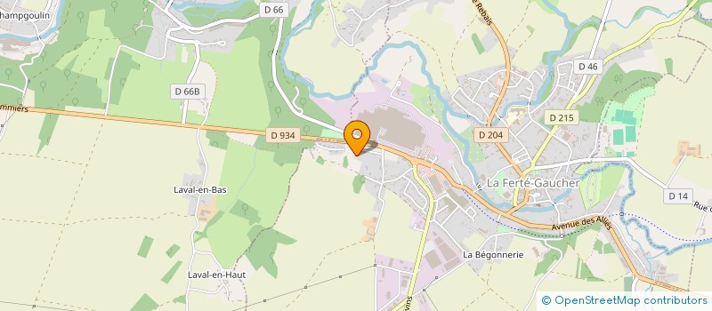 localisation de l'entreprise MONSIEUR BAKARY CAMARA  LA FERTE-GAUCHER