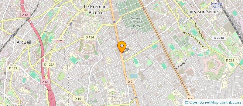 localisation de l'entreprise MONSIEUR BAKARY CAMARA  VILLEJUIF