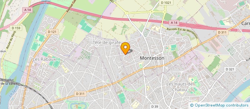 localisation de l'entreprise MONSIEUR BAKARY COULIBALY à MONTESSON