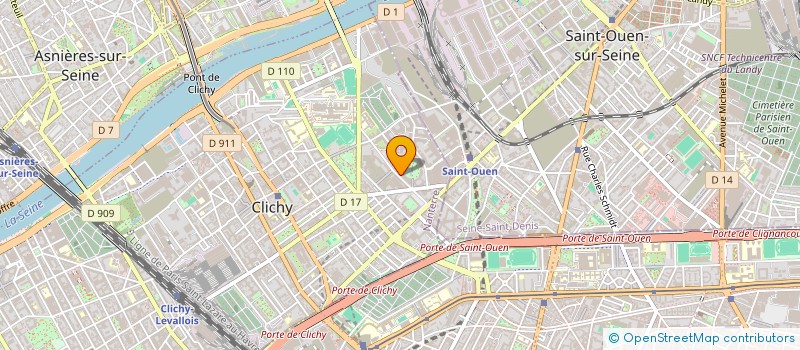 localisation de l'entreprise MONSIEUR BAKARY DAO à CLICHY