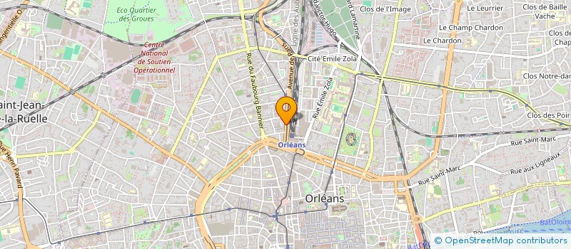 localisation de l'entreprise MONSIEUR BAKARY DIA à ORLEANS