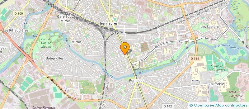 localisation de l'entreprise MONSIEUR BAKARY DIABY  LE MANS