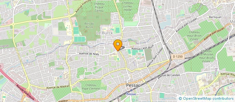 localisation de l'entreprise MONSIEUR BAKARY DIAGNE  PESSAC