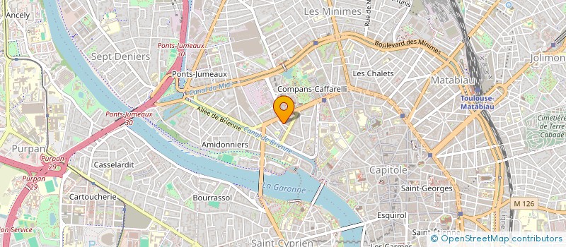 localisation de l'entreprise MONSIEUR BAKARY DIALLO  TOULOUSE