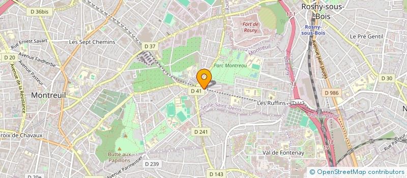 localisation de l'entreprise MONSIEUR BAKARY DIALLO à MONTREUIL