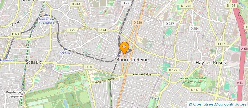 localisation de l'entreprise MONSIEUR BAKARY DIARRA à BOURG-LA-REINE