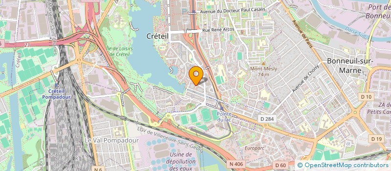 localisation de l'entreprise MONSIEUR BAKARY DOSSO à CRETEIL