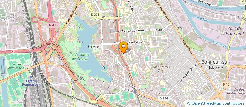 localisation de l'entreprise MONSIEUR BAKARY DOUCARA  CRETEIL