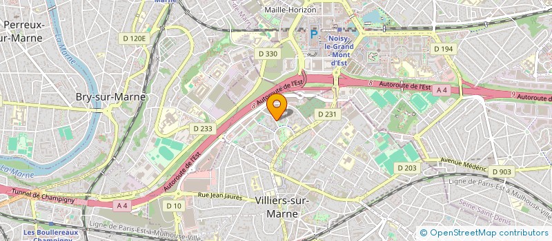 localisation de l'entreprise MONSIEUR BAKARY DRAME à VILLIERS-SUR-MARNE