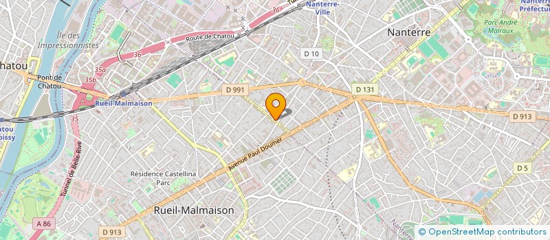 localisation de l'entreprise MONSIEUR BAKARY DRAME  NANTERRE