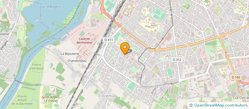 localisation de l'entreprise MONSIEUR BAKARY FAFFA à ANGERS