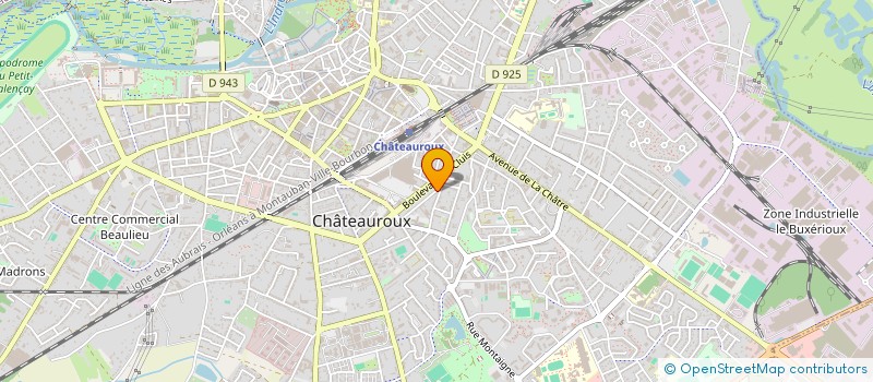 localisation de l'entreprise MONSIEUR BAKARY FOMBA à CHATEAUROUX