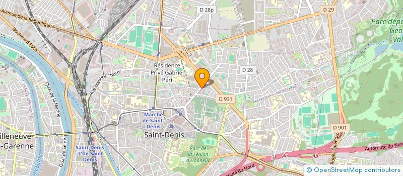 localisation de l'entreprise MONSIEUR BAKARY GALEDOU à SAINT-DENIS